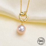925 Sterling Silver Pearl Necklace