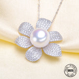925 Sterling Silver Pearl Necklace