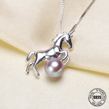 925 Sterling Silver Pearl Necklace