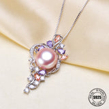 925 Sterling Silver Pearl Necklace