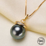 925 Sterling Silver Pearl Necklace