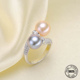 925 Sterling Silver Pearl Ring
