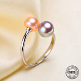 925 Sterling Silver Pearl Ring