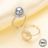 925 Sterling Silver Pearl Ring