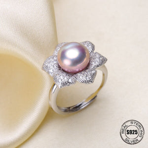 925 Sterling Silver Pearl Ring
