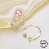 925 Sterling Silver Pearl Ring