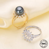 925 Sterling Silver Pearl Ring