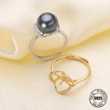 925 Sterling Silver Pearl Ring
