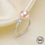 925 Sterling Silver Pearl Ring