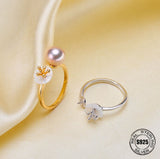 925 Sterling Silver Pearl Ring