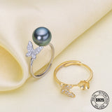 925 Sterling Silver Pearl Ring