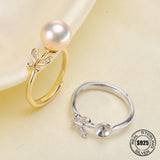 925 Sterling Silver Pearl Ring