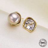 925 Sterling Silver Pearl Earrings