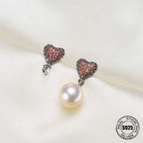 925 Sterling Silver Pearl Earrings